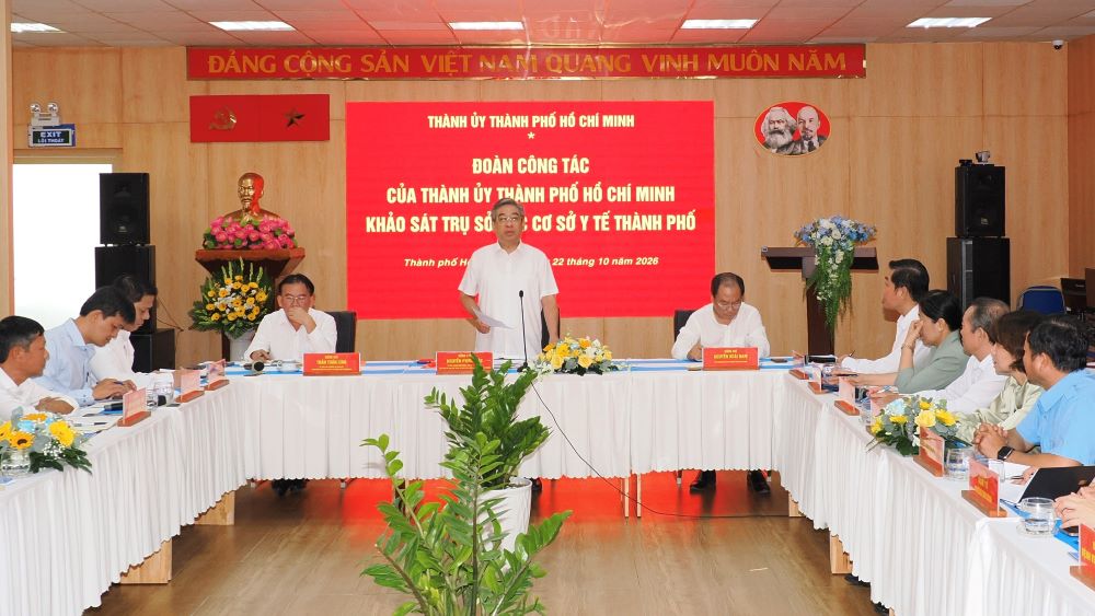 Phó Bí thư Thành ủy, Chủ tịch Ủy ban MTTQ Việt Nam TPHCM Nguyễn Phước Lộc: Sử dụng hiệu quả cơ sở dôi dư để nâng cao năng lực y tế